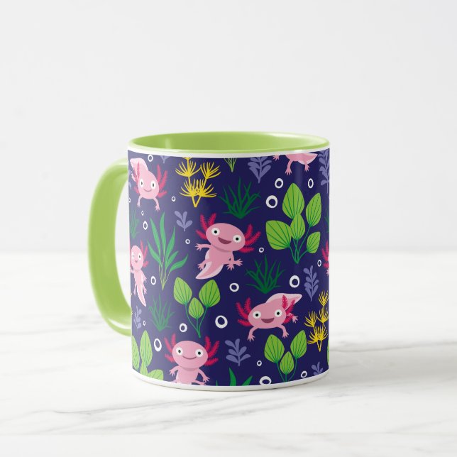 Axolotl Tasse (Vorderseite Links)