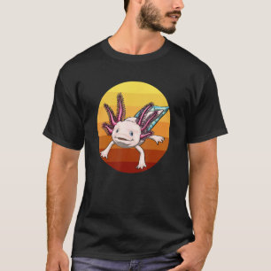 Axolotl Tier Frauen Mexikanischer Fisch Amphibie 1 T-Shirt