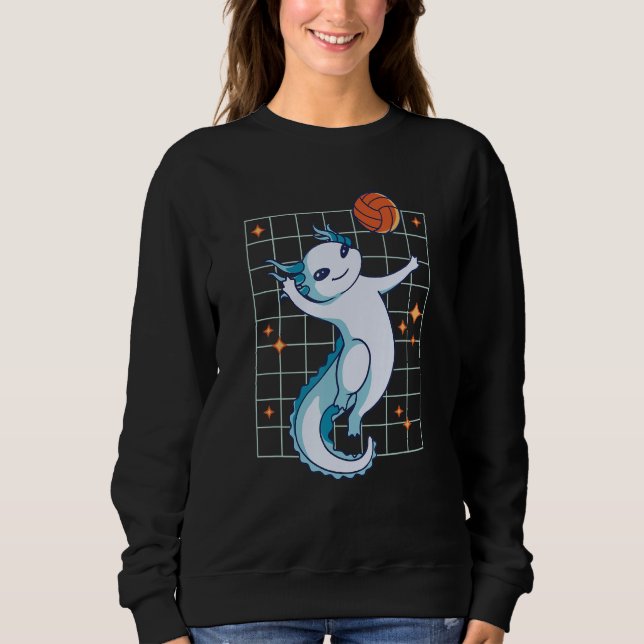 Axolotl Volleyball Sweatshirt (Vorderseite)
