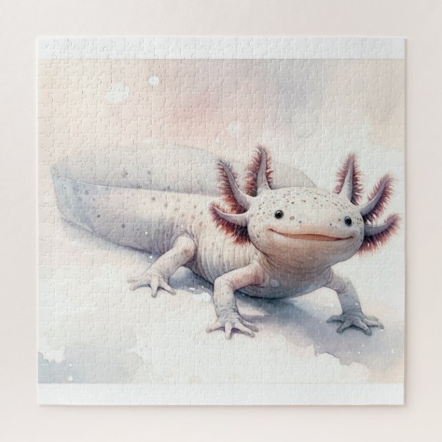 Axolotl Watercolor AREF310 - Watercolor (Vertikal)