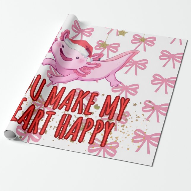 Axolotl Weihnachten Geschenkpapier (Von Creator hochgeladen)