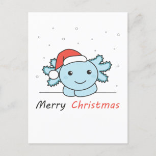 Axolotl Weihnachten Schnee Winter Tiere Axolotls