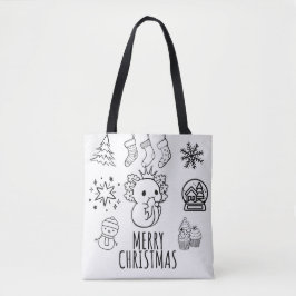 Axolotl Weihnachten Tasche