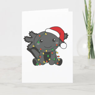 Axolotl Weihnachten Wintertiere Axolotls