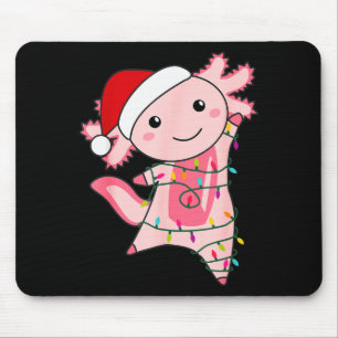 Axolotl Weihnachts Fee Licht Weihnachten Axolotl  Mousepad