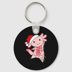 Axolotl Weihnachts Fee Licht Weihnachten Axolotl Schlüsselanhänger