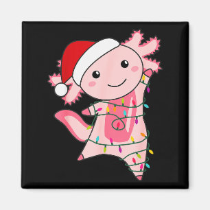 Axolotl Weihnachtsfee Licht Weihnachten Axolotl Magnet
