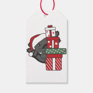 Axolotl Weihnachtsgeschenk Wintertiere Axolotl Geschenkanhänger