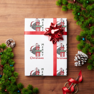 Axolotl Weihnachtsgeschenk Wintertiere Axolotl Geschenkpapier