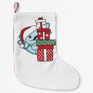 Axolotl Weihnachtsgeschenk Wintertiere Axolotl Kleiner Weihnachtsstrumpf