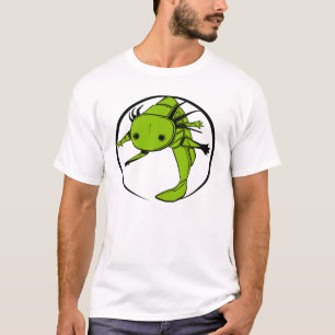 Axolotlkreis wilde Art (helle Farben) T-Shirt
