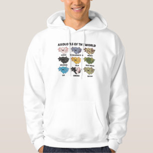 Axolotls von den süßen Tieren der Welt Axolotl Hoodie