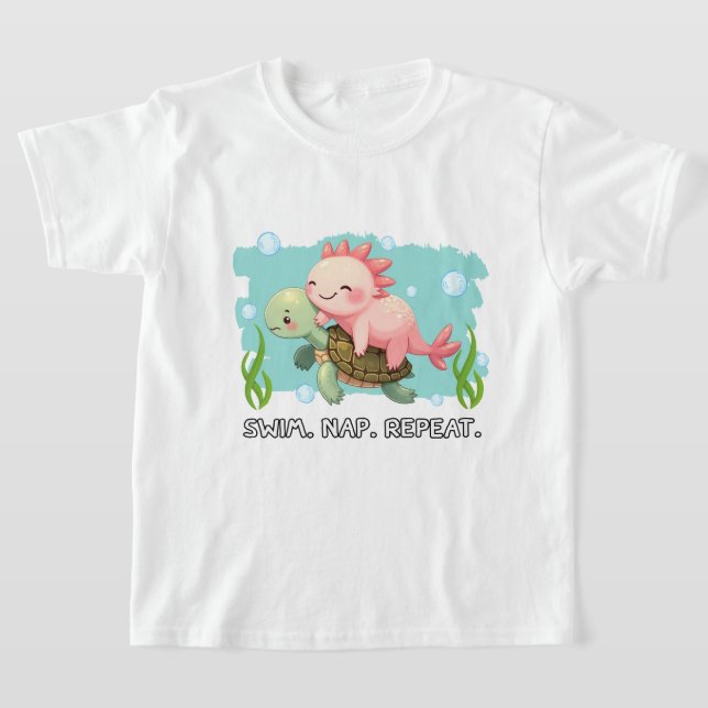 Axolotschildkröte T-Shirt (Ablage )