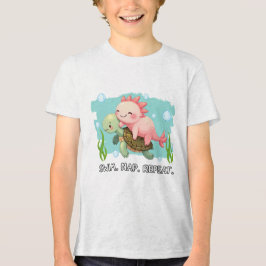 Axolotschildkröte Tri-Blend Shirt