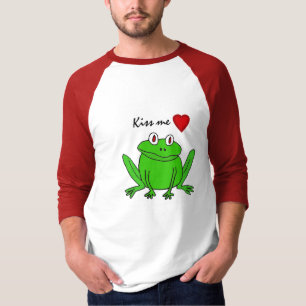 AXT küssen mich Frosch-Shirt T-Shirt
