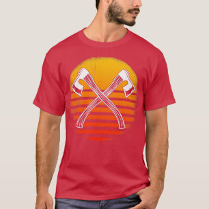 Äxte und Tomahawks werfen T-Shirt