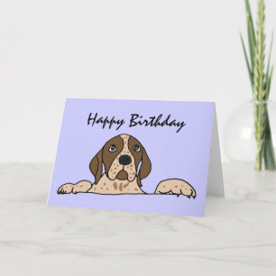 AY - Chasse Chien Carte d'anniversaire