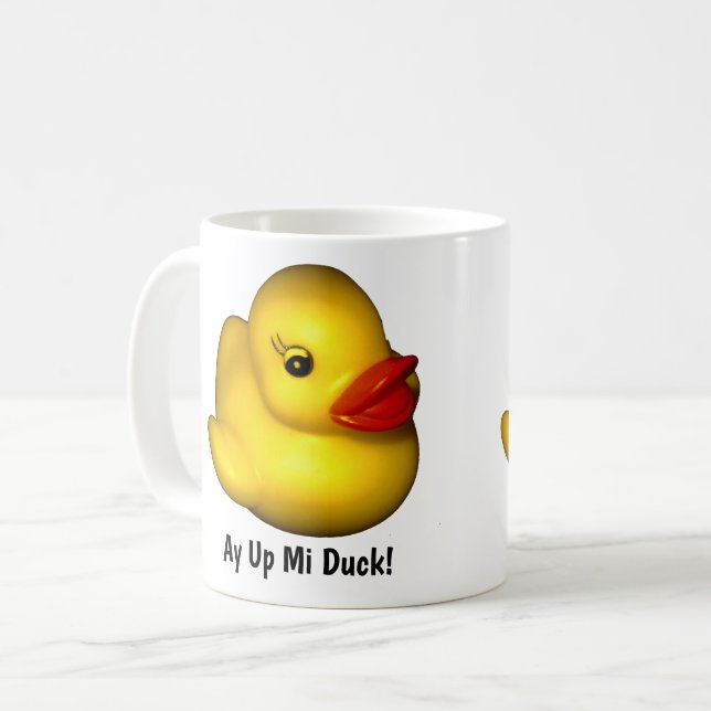 Ay Up Mi Duck! Kaffeetasse (Vorderseite Links)