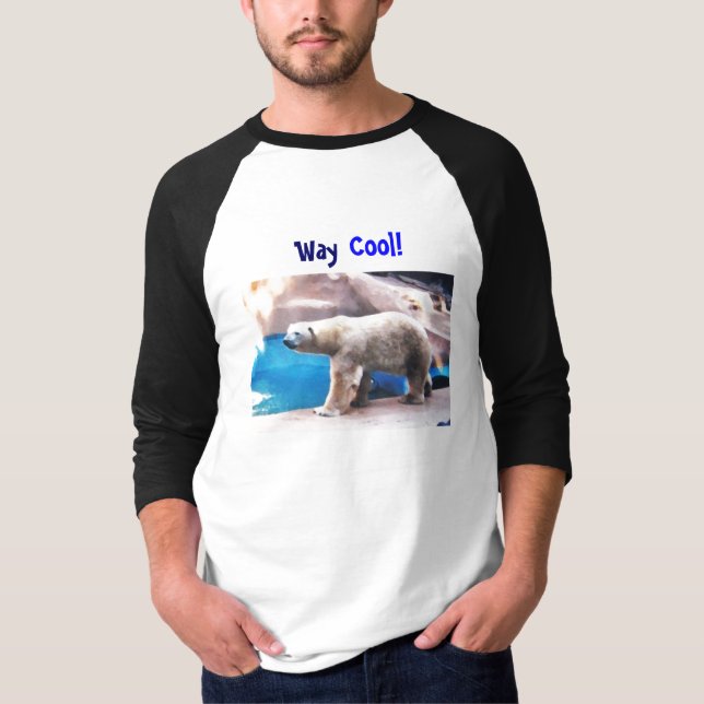 AY-, Weisen-cooles polarer Bärn-Shirt T-Shirt (Vorderseite)