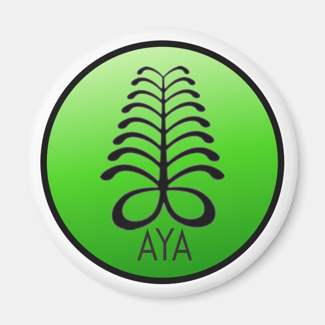AYA NICHT ANGST EUCH Magnet (Vorne)