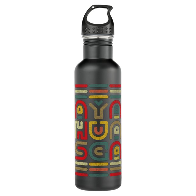 Ayahuasca Shaman - Pflanze Medicine, Peru, Brasili Edelstahlflasche (Vorderseite)