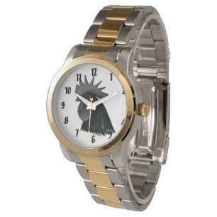 Ayam Cemani Rooster Head Armbanduhr