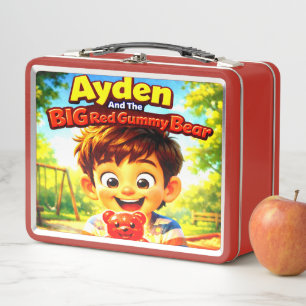 Ayden und der große rote Gummibär   Lunchbox