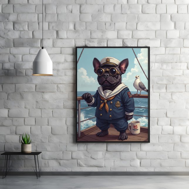 Aye Aye, Pup! Seadog Stehend Watch Poster (Von Creator hochgeladen)