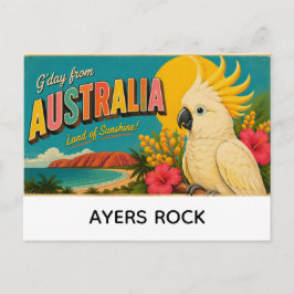 Ayers Rock, Australien Grüße Postkarte