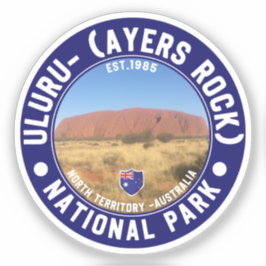 Ayers Rock National Park – Australian Outback Land Aufkleber