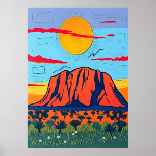 Ayers Rock Poster