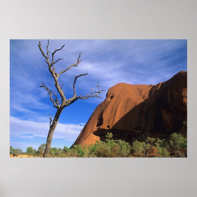 Ayers Rock Uluru in Australien Poster (Vorne)
