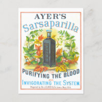 Ayer's Sarsaparilla Vintag Medicine Advertisement