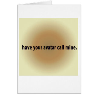 ayez le votre mien d'appel d'avatar