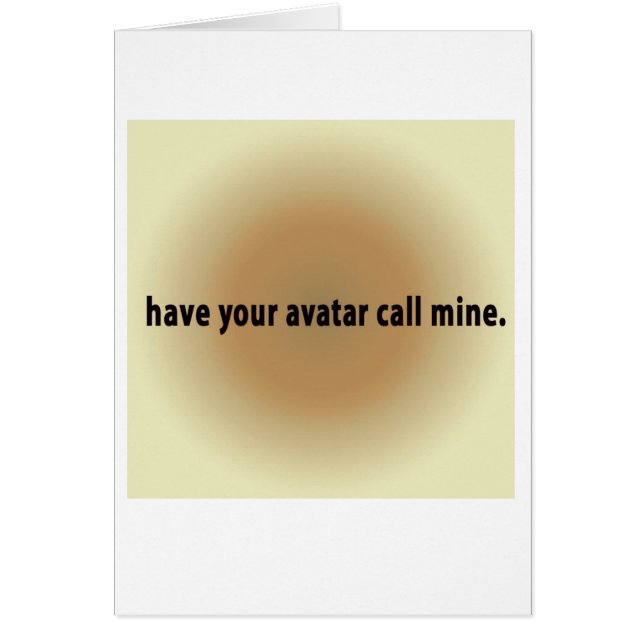 ayez le votre mien d'appel d'avatar (Devant)