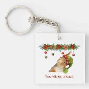 Ayez un Noël agréable et fou personnalisé Écureuil