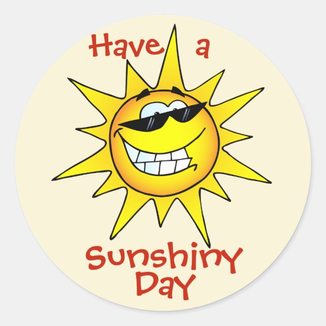 Ayez un Stickers Brillant Jour (Devant)