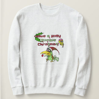 Ayez un sweatshirt de Noël de zombi de houx