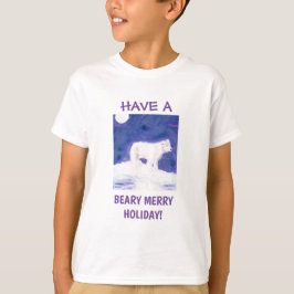 Ayez un t-shirt d'ours polaire de vacances pour la