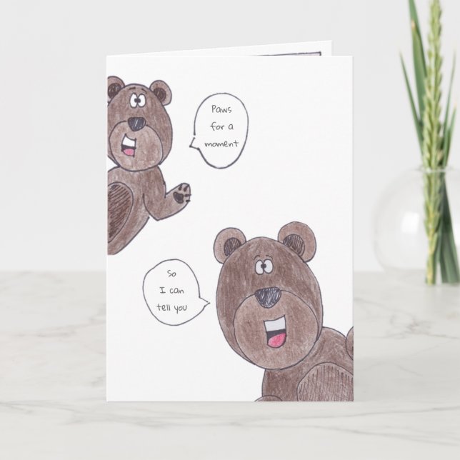 Ayez une Béary Bonne carte d'anniversaire (Devant)