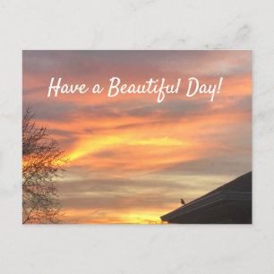 Ayez une belle carte postale Horizon Day