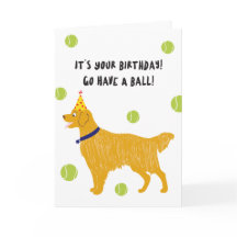 Ayez une carte d'anniversaire de ballon