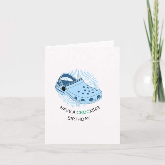 Ayez Une Carte D'Anniversaire Des Puns À Croquis (Devant)