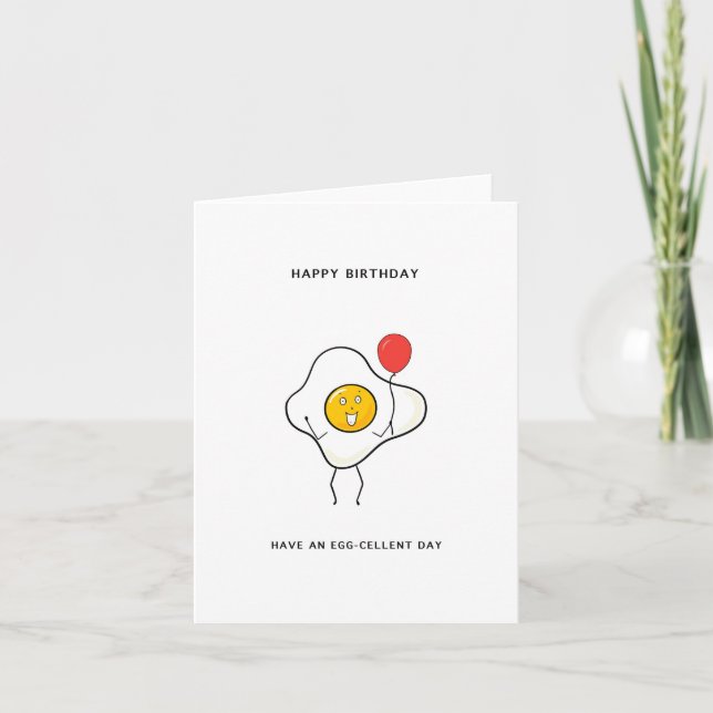 Ayez une carte d'anniversaire d'ovocytes (Devant)