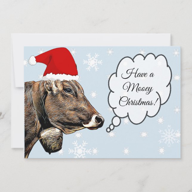 Ayez une carte de Noël de Noël de moey drôle de va (Devant)