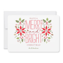 Ayez une carte de Noël joyeuse et lumineuse