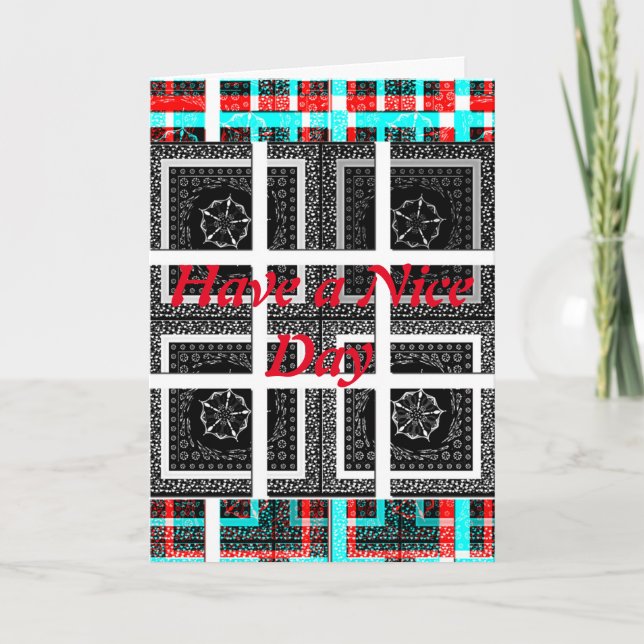 Ayez une carte de voeux Nice Jour Modèle vertical (Devant)