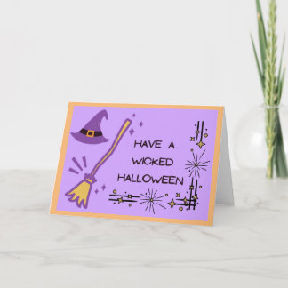 Ayez une Halloween perverse - Carte violette