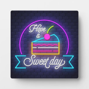 Ayez une plaque de jour sucrée