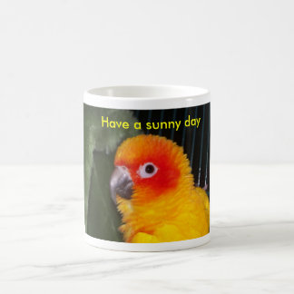 Ayez une tasse de jour ensoleillé